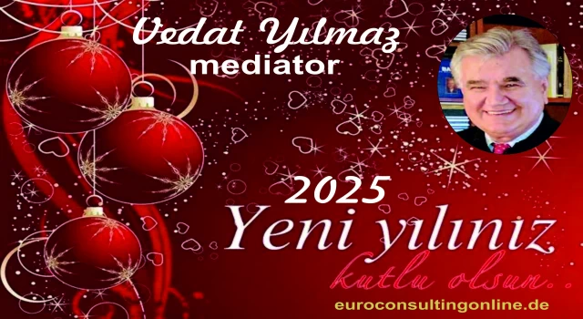 Euroconsulting& Commerce şirketler grubu yönetim kurulu Başkanı Vedat Yılmaz'ın Yeni Yıl Mesajı