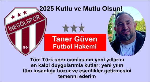 Türk ve Alman Futbol Camiasının Saygın İsimlerinden Taner Güven'in Yeni Yıl Mesajı