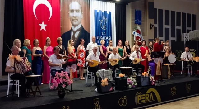 NAZENDE THM KOROSU'NUN EGE VE ZEYBEK TÜRKÜLERİ KONSERİ KUŞADALI SANATSEVERLERE HARİKA BİR AKŞAM YAŞATTI