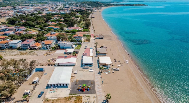 Seferihisar belediyesi; Ürkmez’e denize sıfır sosyal tesis kazandırıyor.